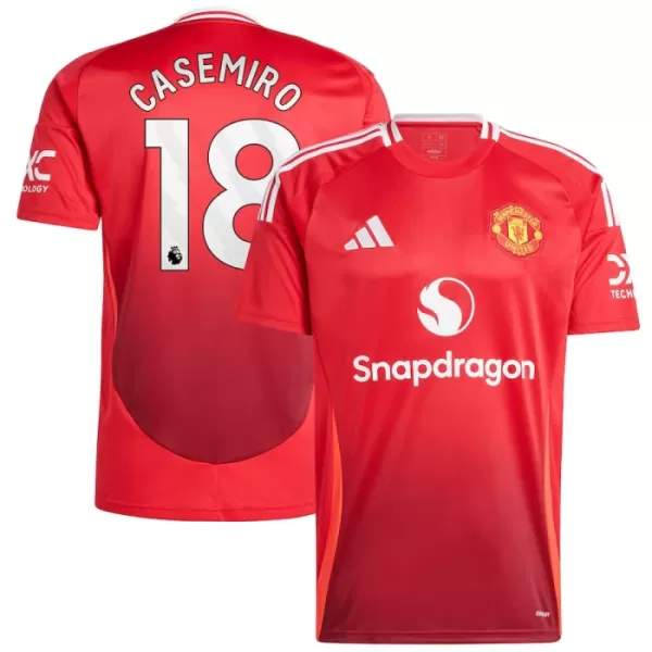 Camisolas Manchester United Casemiro 18 Equipamento Principal 24/25