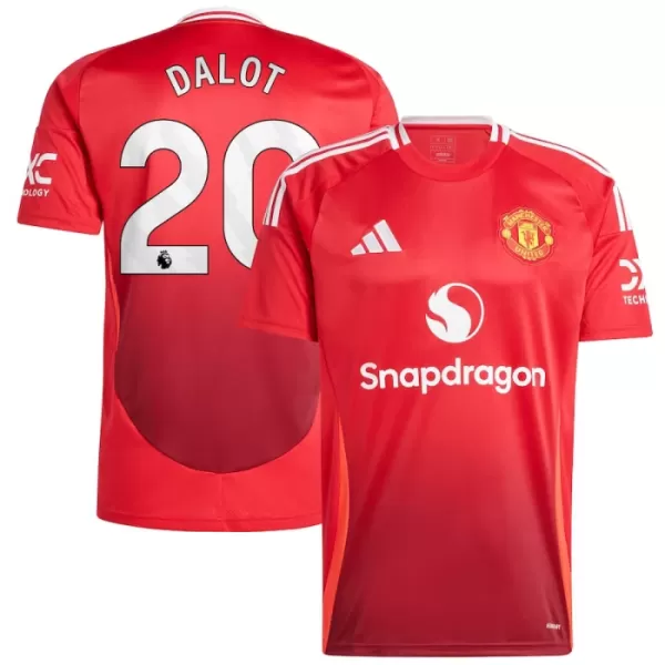 Camisolas Manchester United Dalot 20 Equipamento Principal 24/25