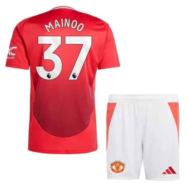 Camisolas Manchester United Mainoo 37 Criança Equipamento Principal 24/25