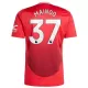 Camisolas Manchester United Mainoo 37 Criança Equipamento Principal 24/25