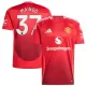 Camisolas Manchester United Mainoo 37 Equipamento Principal 24/25