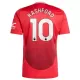 Camisolas Manchester United Marcus Rashford 10 Criança Equipamento Principal 24/25