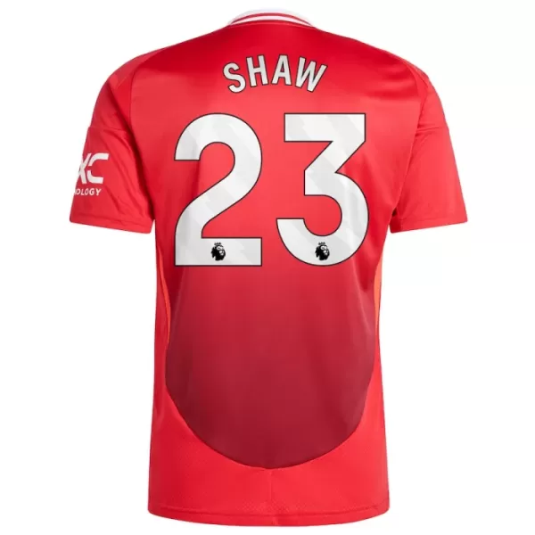 Camisolas Manchester United Shaw 23 Equipamento Principal 24/25