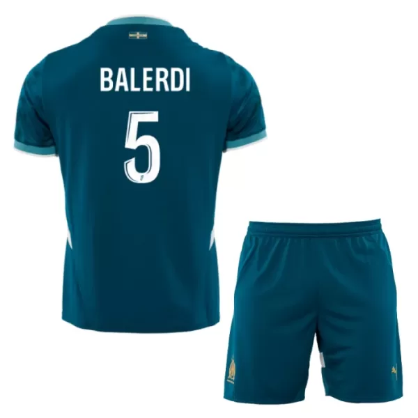 Camisolas Olympique Marseille Balerdi 5 Criança Equipamento Alternativo 24/25