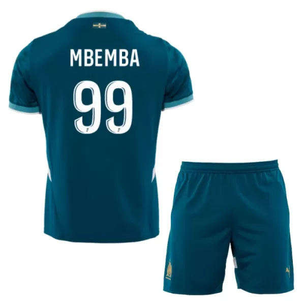 Camisolas Olympique Marseille Mbemba 99 Criança Equipamento Alternativo 24/25