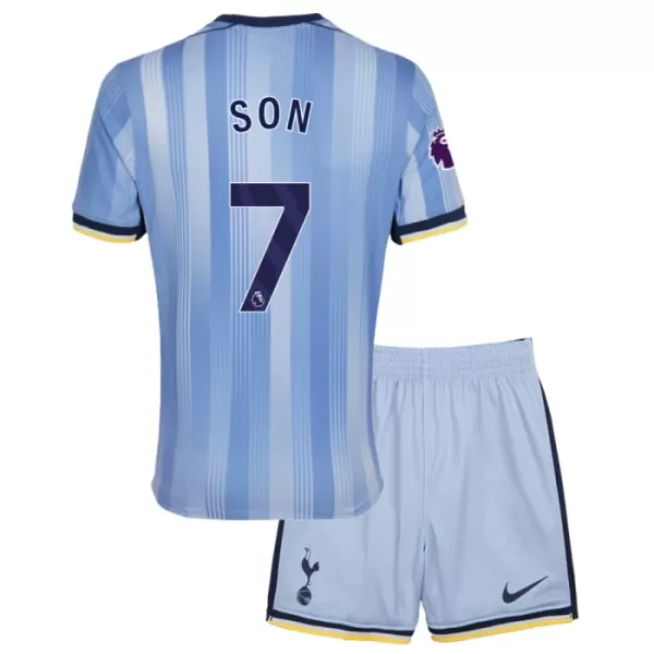 Camisolas Tottenham Hotspur Heung-min Son 7 Criança Equipamento Alternativo 24/25