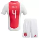 Camisolas Ajax Amsterdam Jorrel Hato 4 Criança Equipamento Principal 24/25