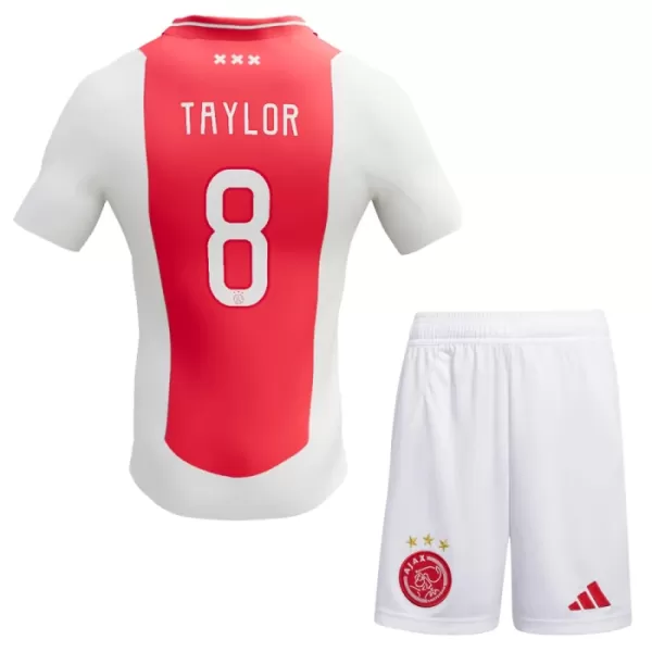 Camisolas Ajax Amsterdam Kenneth Taylor 8 Criança Equipamento Principal 24/25