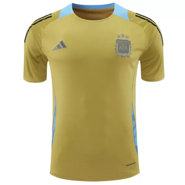 Camisolas Argentina Pre-Match 2024 Amarelo