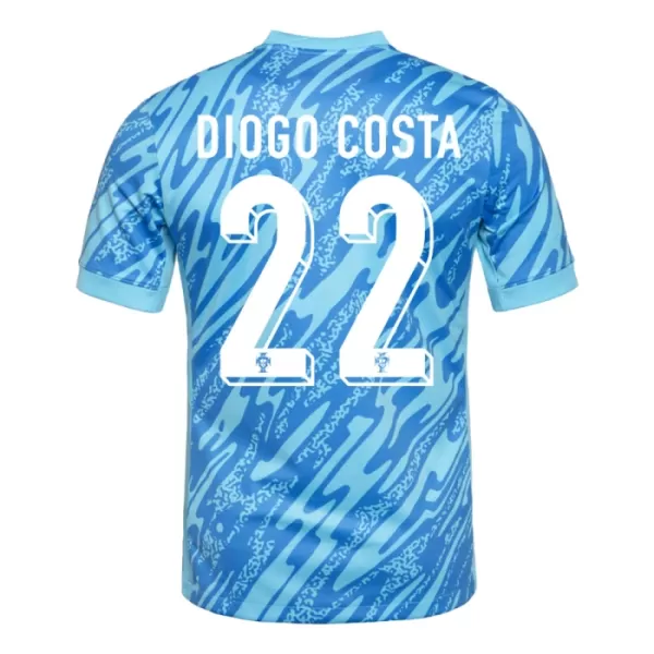 Camisolas Guarda Redes Portugal Diogo Costa 22 Euro 2024 Azul