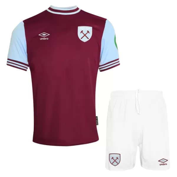 Camisolas West Ham United Criança Equipamento Principal 24/25