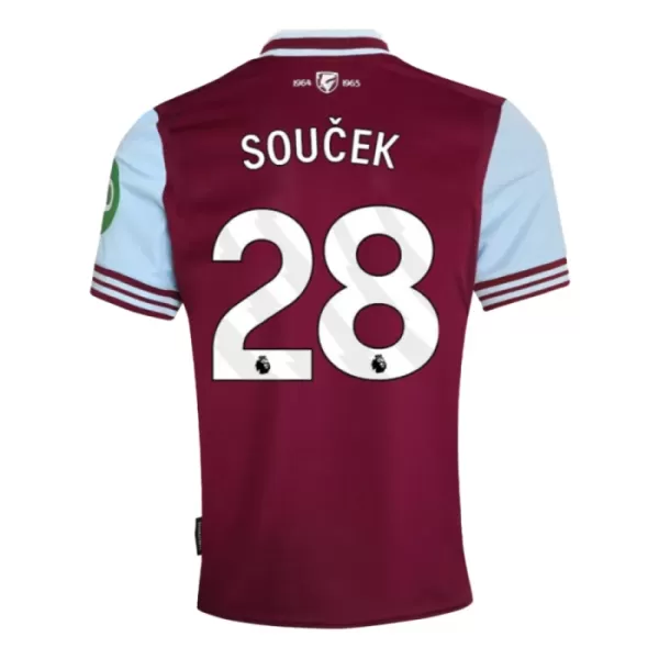 Camisolas West Ham United Soucek 28 Equipamento Principal 24/25