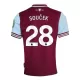 Camisolas West Ham United Soucek 28 Equipamento Principal 24/25