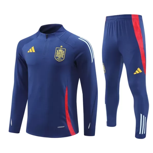 Espanha Conjunto de Moletom de Treino 24/25 Azul