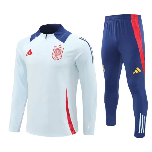 Espanha Conjunto de Moletom de Treino 24/25 Branco