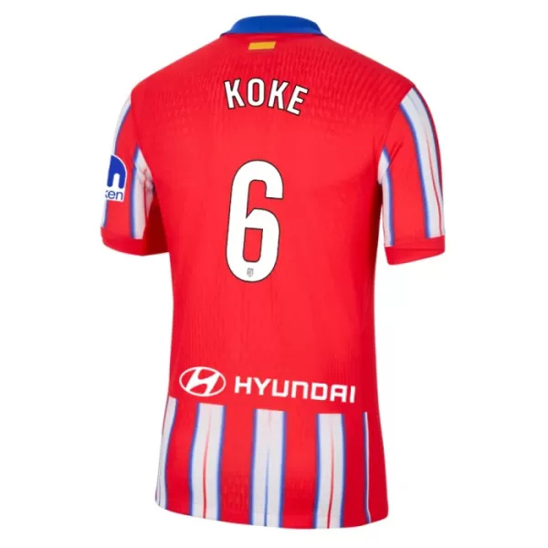 Camisolas Atlético Madrid Koke 6 Criança Equipamento Principal 24/25