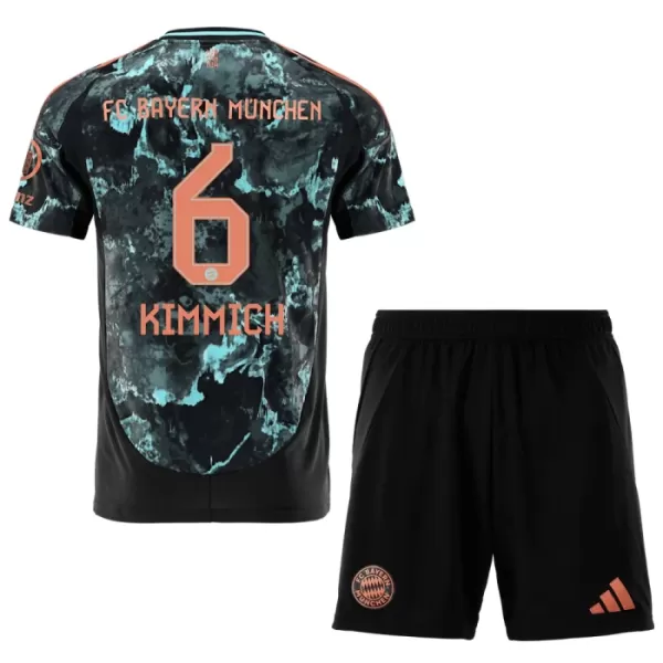 Camisolas FC Bayern de Munique Joshua Kimmich 6 Criança Equipamento Alternativo 24/25