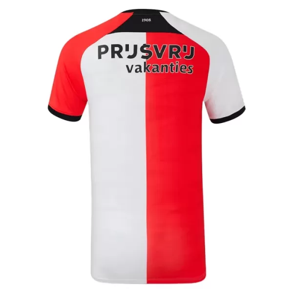 Camisolas Feyenoord Rotterdam Criança Equipamento Principal 24/25