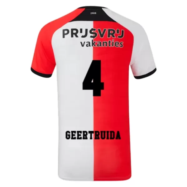 Camisolas Feyenoord Rotterdam Geertruida 4 Equipamento Principal 24/25