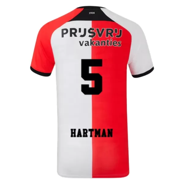 Camisolas Feyenoord Rotterdam Hartman 5 Equipamento Principal 24/25