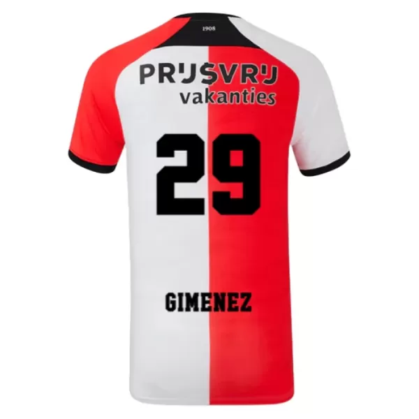 Camisolas Feyenoord Rotterdam Santiago Gimenez 29 Criança Equipamento Principal 24/25