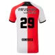 Camisolas Feyenoord Rotterdam Santiago Gimenez 29 Criança Equipamento Principal 24/25