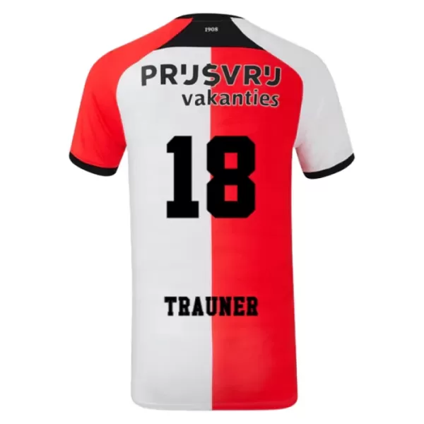 Camisolas Feyenoord Rotterdam Trauner 18 Criança Equipamento Principal 24/25