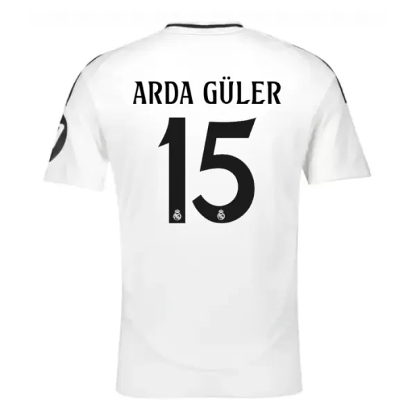 Camisolas Real Madrid Arda Guler 15 Equipamento Principal 24/25