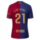 Camisolas FC Barcelona Frenkie de Jong 21 Equipamento Principal 24/25