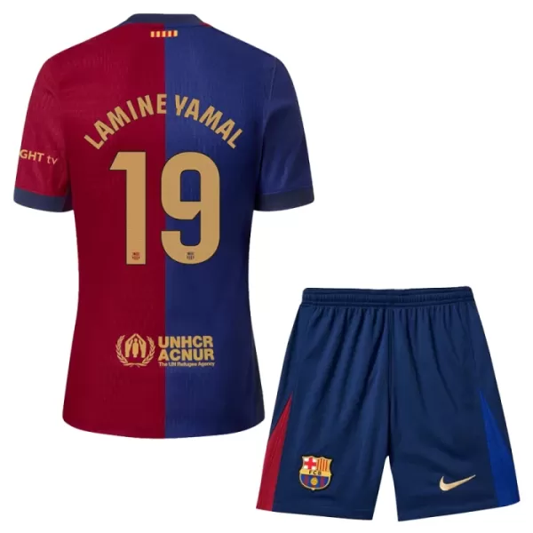 Camisolas FC Barcelona Lamine Yamal 19 Criança Equipamento Principal 24/25