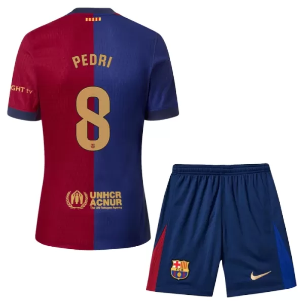 Camisolas FC Barcelona Pedri 8 Criança Equipamento Principal 24/25