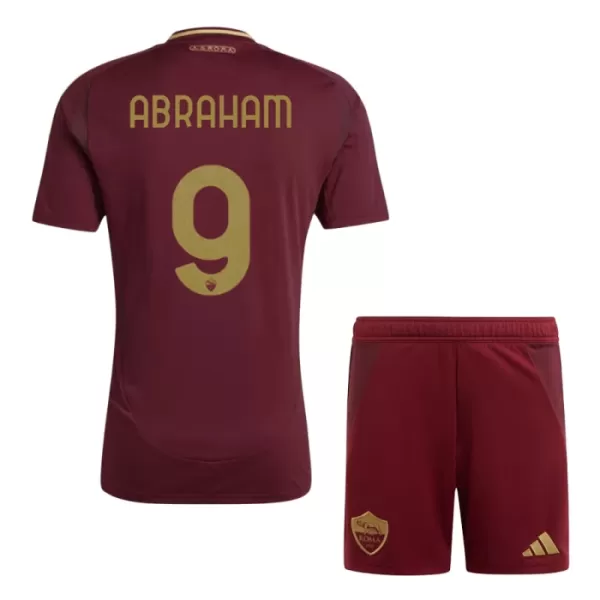 Camisolas AS Roma Abraham 9 Criança Equipamento Principal 24/25