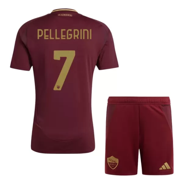 Camisolas AS Roma Pellegrini 7 Criança Equipamento Principal 24/25