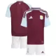 Camisolas Aston Villa Criança Equipamento Principal 24/25