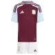 Camisolas Aston Villa Criança Equipamento Principal 24/25