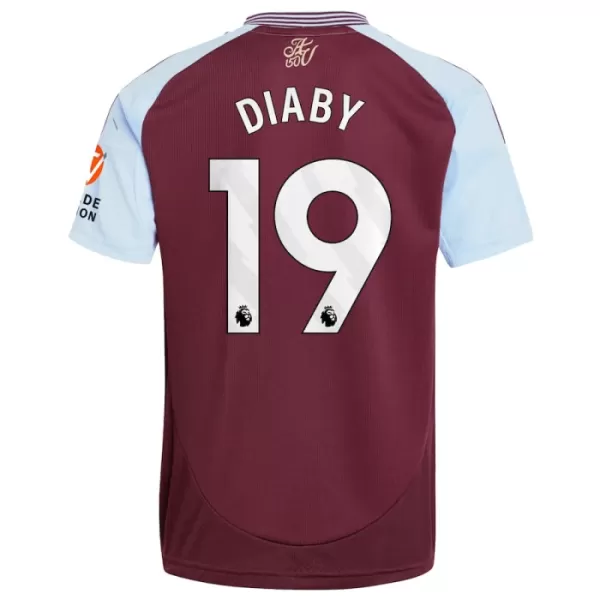 Camisolas Aston Villa Diaby 19 Equipamento Principal 24/25