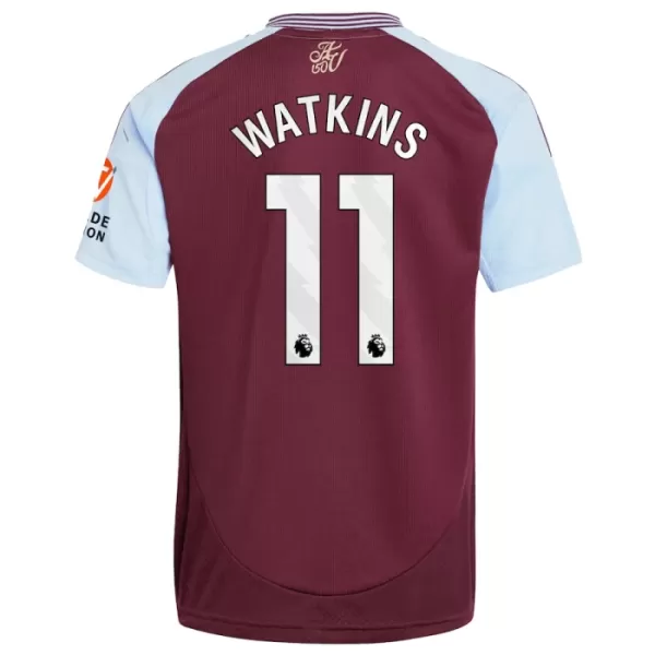 Camisolas Aston Villa Watkins 11 Equipamento Principal 24/25