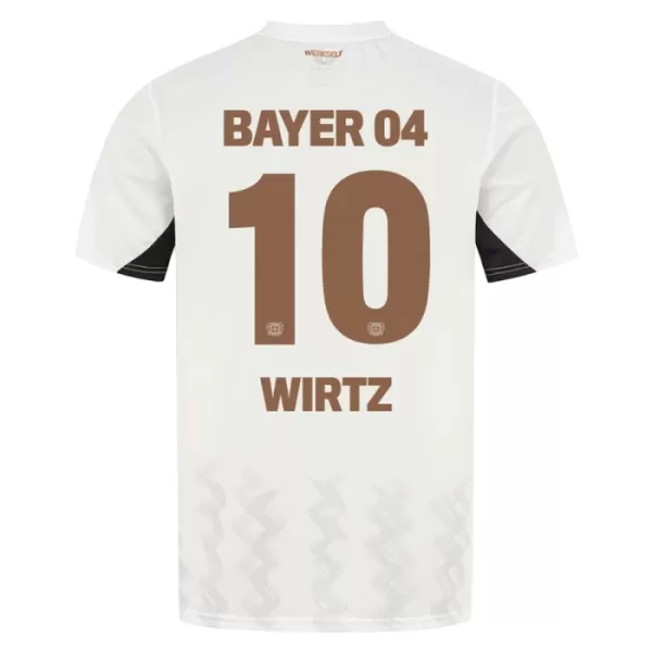 Camisolas Bayer 04 Leverkusen Florian Wirtz 10 Criança Equipamento Alternativo 24/25