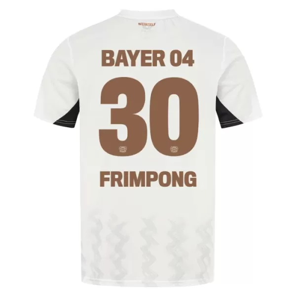 Camisolas Bayer 04 Leverkusen Jeremie Frimpong 30 Criança Equipamento Alternativo 24/25