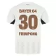 Camisolas Bayer 04 Leverkusen Jeremie Frimpong 30 Criança Equipamento Alternativo 24/25