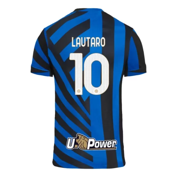 Camisolas Inter Milan Lautaro Martínez 10 Criança Equipamento Principal 24/25