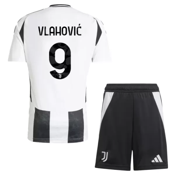 Camisolas Juventus Vlahovic 9 Criança Equipamento Principal 24/25