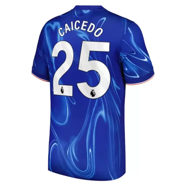 Camisolas Chelsea Caicedo 25 Equipamento Principal 24/25