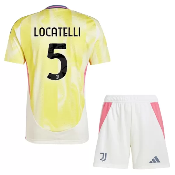 Camisolas Juventus Locatelli 5 Criança Equipamento Alternativo 24/25