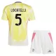 Camisolas Juventus Locatelli 5 Criança Equipamento Alternativo 24/25