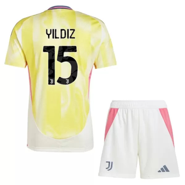 Camisolas Juventus Yildiz 15 Criança Equipamento Alternativo 24/25