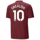 Camisolas Manchester City Jack Grealish 10 Criança Equipamento Terceiro 24/25