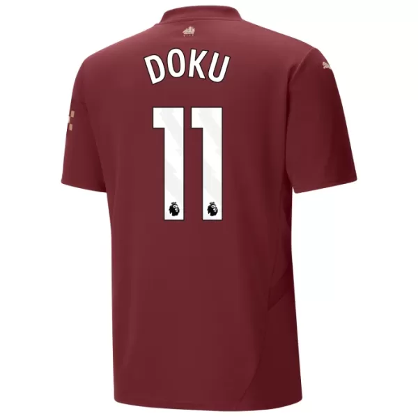 Camisolas Manchester City Jérémy Doku 11 Equipamento Terceiro 24/25