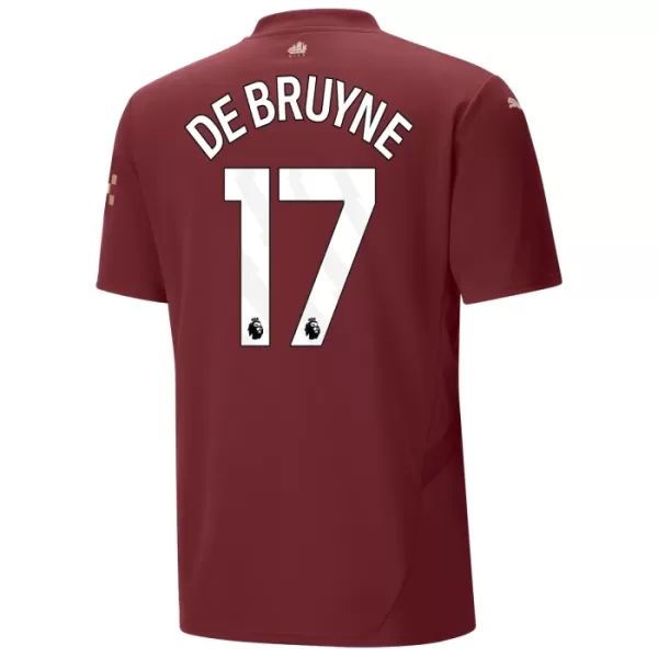 Camisolas Manchester City Kevin De Bruyne 17 Equipamento Terceiro 24/25