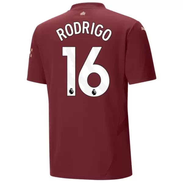 Camisolas Manchester City Rodrigo Hernández 16 Criança Equipamento Terceiro 24/25